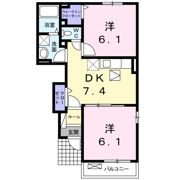 ブリーズメゾンの間取り画像