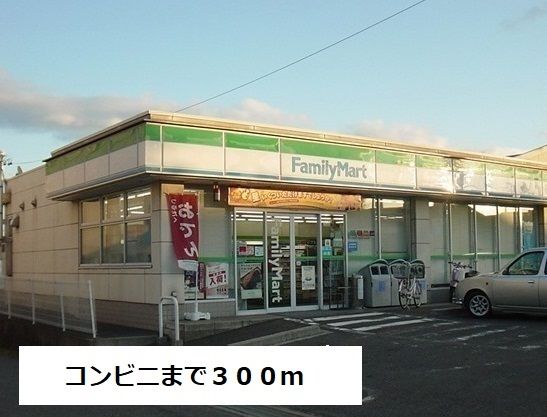 近くのコンビニまで300m（徒歩4分）