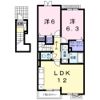 ラフィネBの間取り画像
