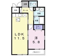 フルー リールの間取り画像
