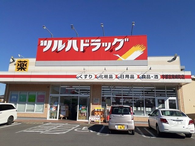 近くのツルハドラッグ宇都宮東峰町店まで900m（徒歩12分）