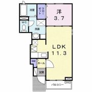 ユーフォリアの間取り画像