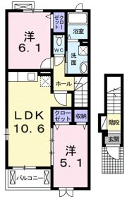ホープ ストーン Ⅰの間取り画像