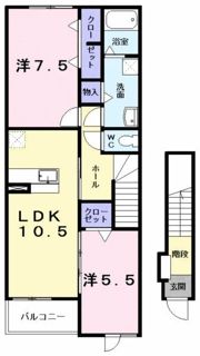 寺庄フォレストハイツの間取り画像
