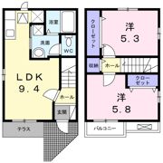 プリメール弐番館の間取り画像
