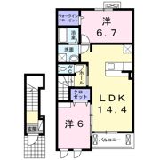 メゾンブリーズⅦの間取り画像