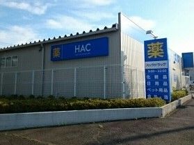 近くのハックドラッグまで850m（徒歩11分）
