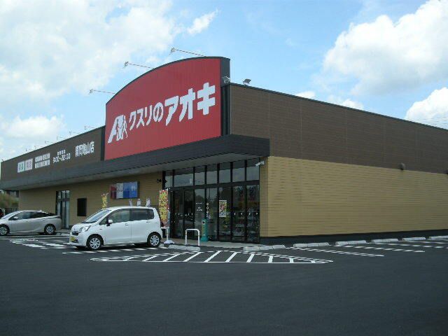 近くのクスリのアオキ真岡亀山店まで550m（徒歩7分）