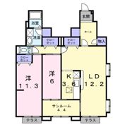 ジュネスの間取り画像