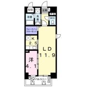 ラフレシール トレスの間取り画像