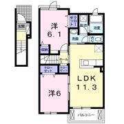 グレイスワンBの間取り画像