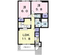 ボヌールBの間取り画像