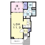 コリーヌ．M Bの間取り画像