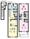 ベール ブリーズの間取り画像