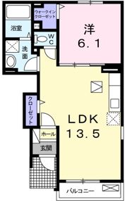 サンプロムナードの間取り画像