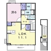ソーレⅡの間取り画像