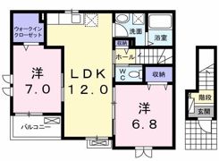 サンリットガーデン Bの間取り画像