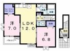 サンリットガーデン Bの間取り画像