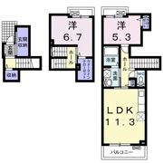 モデルノ カーサの間取り画像