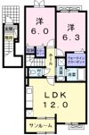 ネオブルックの間取り画像