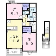 アリエーテBの間取り画像
