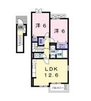 クラール ハウス Ⅱの間取り画像