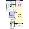 プレシュー 川南の間取り画像