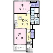 サンリットみなみ Cの間取り画像