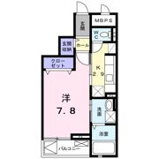 コンプリーション アンソレイエの間取り画像