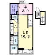 コンプリーション アンソレイエの間取り画像