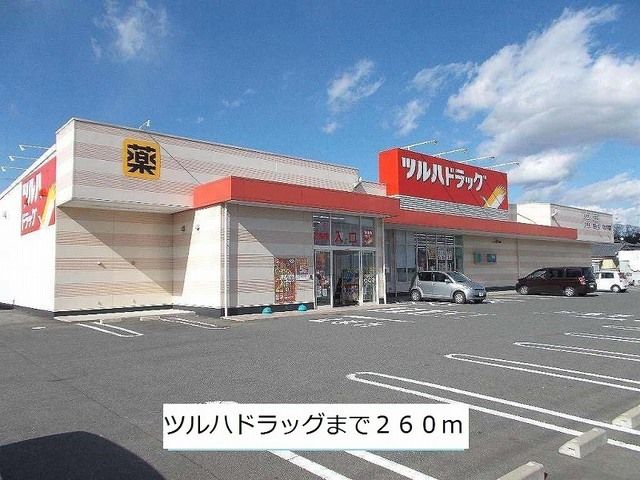 近くのツルハドラッグまで260m（徒歩4分）