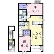 グレイスパラッツォBの間取り画像