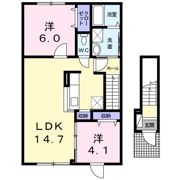 ブルーハイツ 5・3の間取り画像