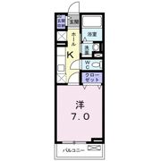 プラシード東町の間取り画像