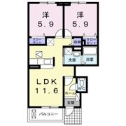 パレットBの間取り画像