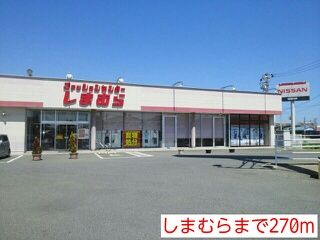 近くのしまむらまで270m（徒歩4分）