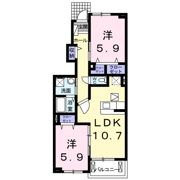 アスカ Eの間取り画像