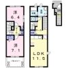 レザンⅡの間取り画像