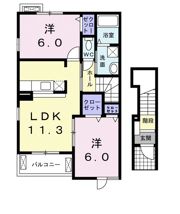 ARK FOREST Ⅱの間取り画像