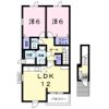 アルページュ東赤田Aの間取り画像