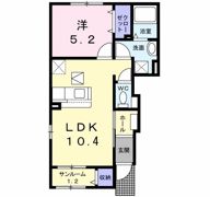 セルビナ興南Aの間取り画像