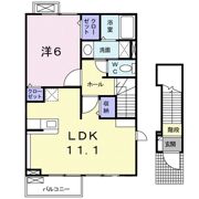 ベル アンジュⅠの間取り画像