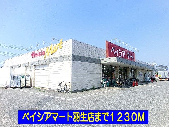 近くのベイシアマート羽生店まで1,230m(徒歩16分)