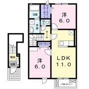 グレイス Kの間取り画像