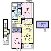 ハッピーバレー Aの間取り画像