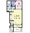 ラヴァンドAの間取り画像