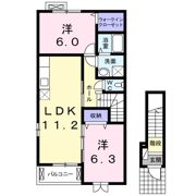 フリーデ Cの間取り画像