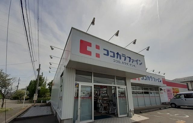 近くのココカラファイン新崎店まで1,400m（徒歩18分）