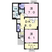 ラ・シンティランテⅡの間取り画像