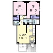 レグルス レオン Ⅲの間取り画像
